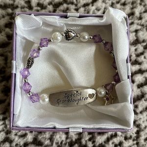 Purple Special Granddaughter Bracelet